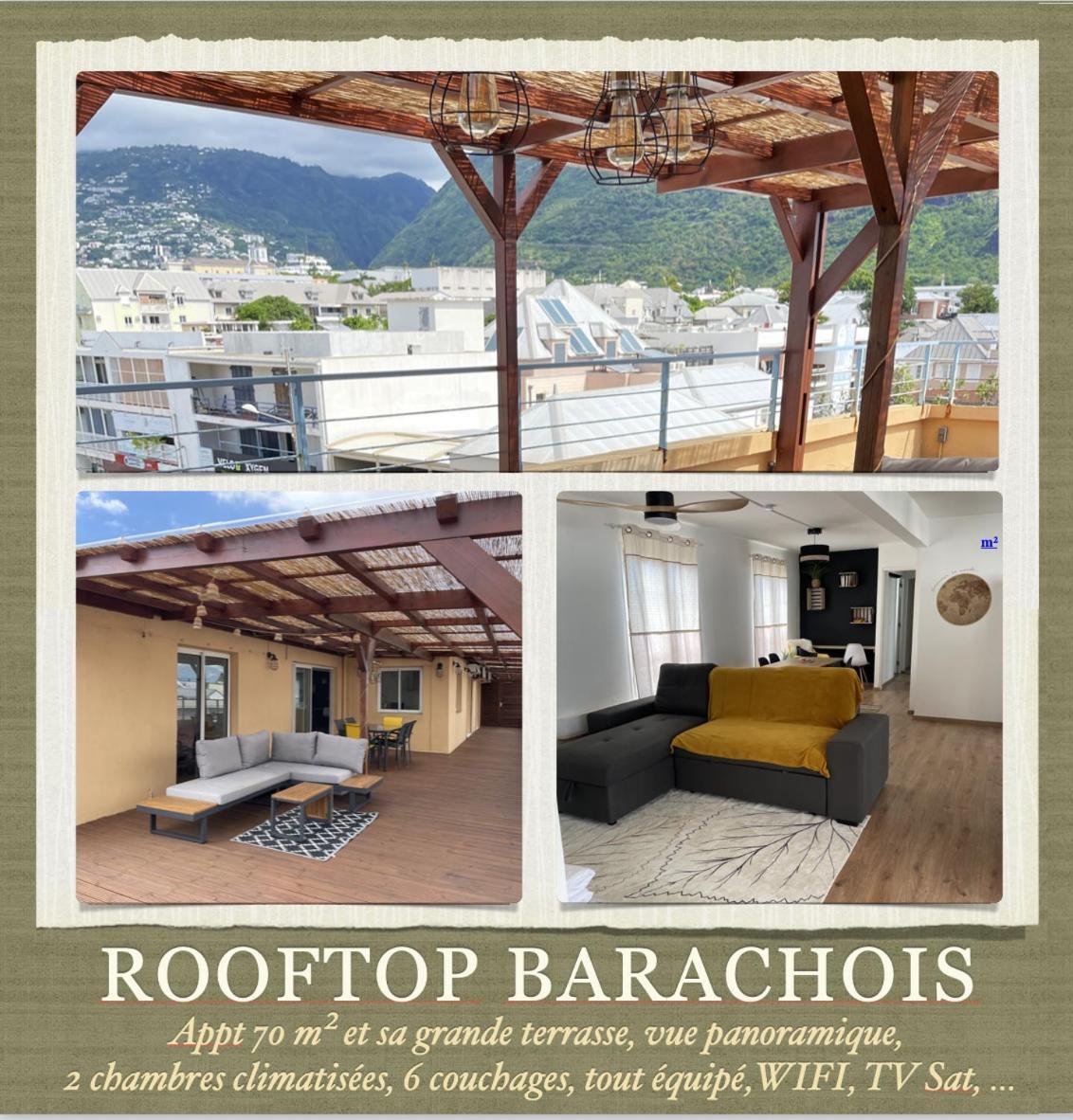 Rare ! Spacieux T3 En Roof-Top Au Barachois - 2 Ch Climatisees - 6 Couchages - Proche Aeroport Saint-Denis Eksteriør bilde
